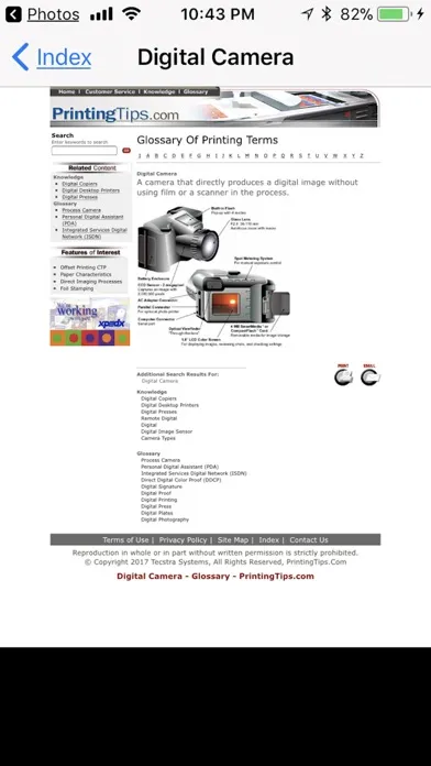 Ảnh chụp màn hình của PRINT A-Z