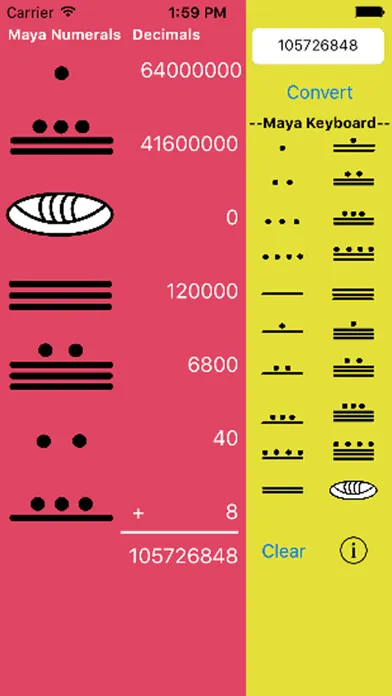 Captures d'écran de Learn Maya Numbers