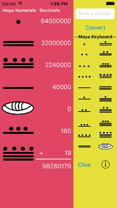 Captures d'écran de Learn Maya Numbers