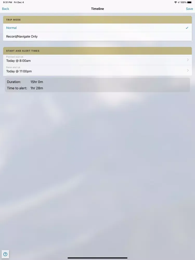 Capturas de pantalla de Overdue: Safety checkin & maps iPad 