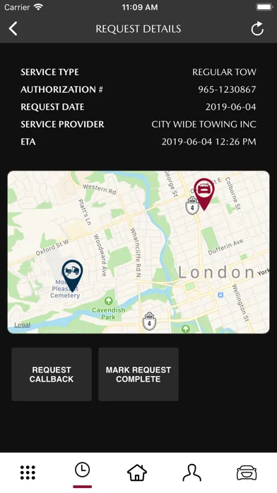 Zrzuty ekranu Mazda Canada Roadside
