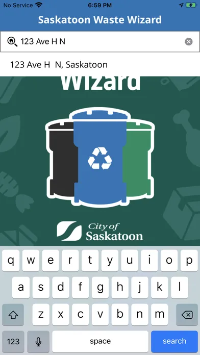 Saskatoon Waste Wizard应用截图