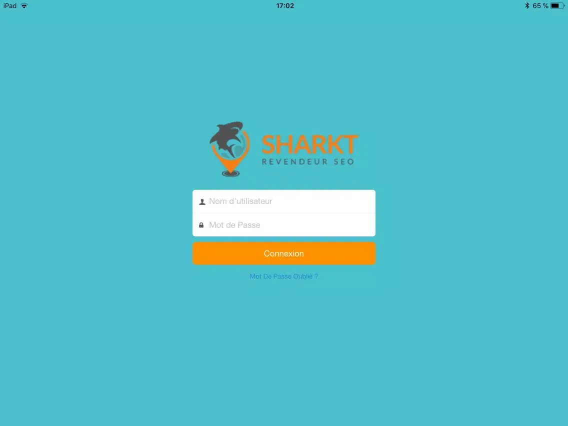 Tangkapan layar SHARKT iPad 