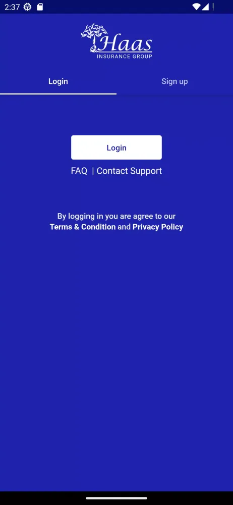 Tangkapan layar My Haas Online