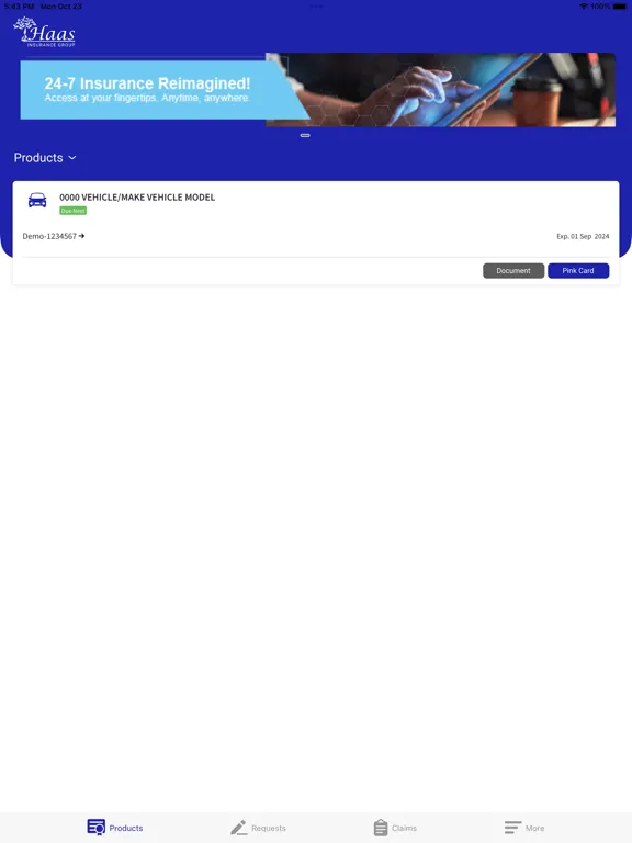 My Haas Online iPad 应用截图