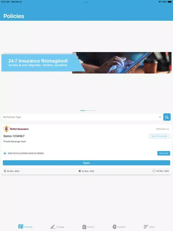 myACCESS 24/7 iPad 應用截圖