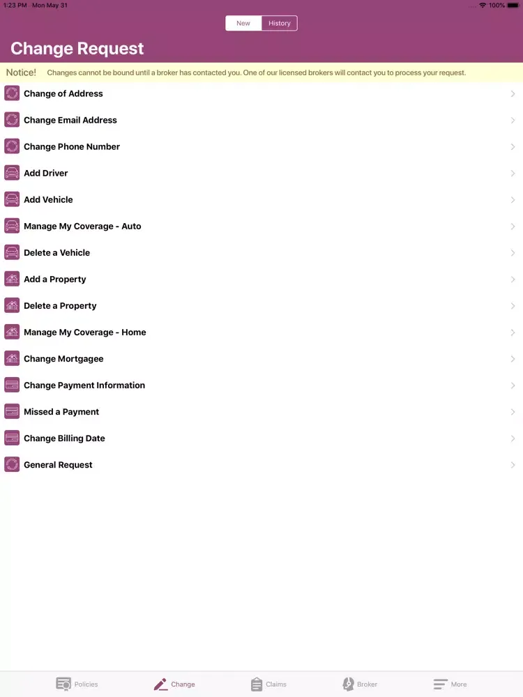 Ảnh chụp màn hình của My Orr & Associates iPad 