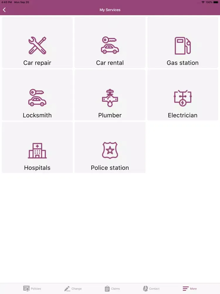 Ảnh chụp màn hình của My Orr & Associates iPad 