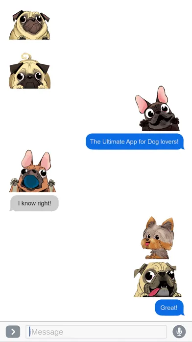 Ảnh chụp màn hình của DogFaceMoji -  Dog Face Emoji