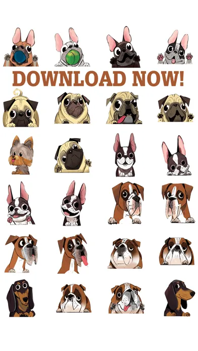 Ảnh chụp màn hình của DogFaceMoji -  Dog Face Emoji