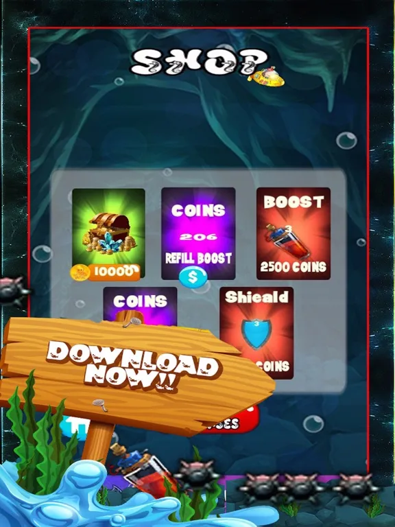Capturas de tela do Deep Sea - Adventures of The Yellow Submarine Journey iPad 