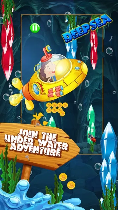 Capturas de tela do Deep Sea - Adventures of The Yellow Submarine Journey