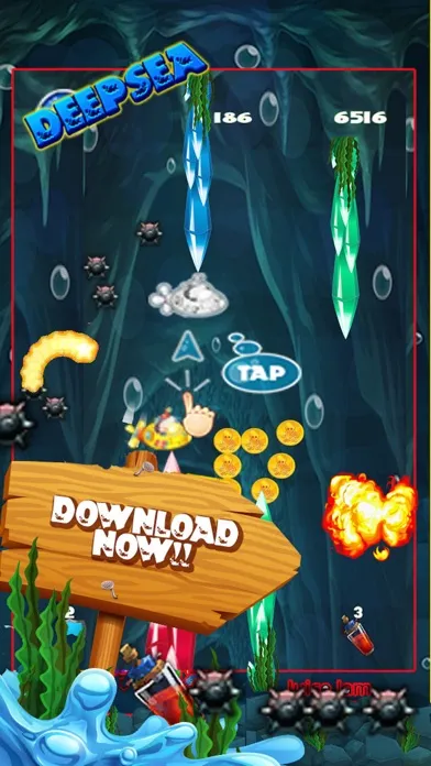 Capturas de tela do Deep Sea - Adventures of The Yellow Submarine Journey