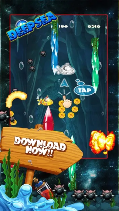 Capturas de tela do Deep Sea - Adventures of The Yellow Submarine Journey