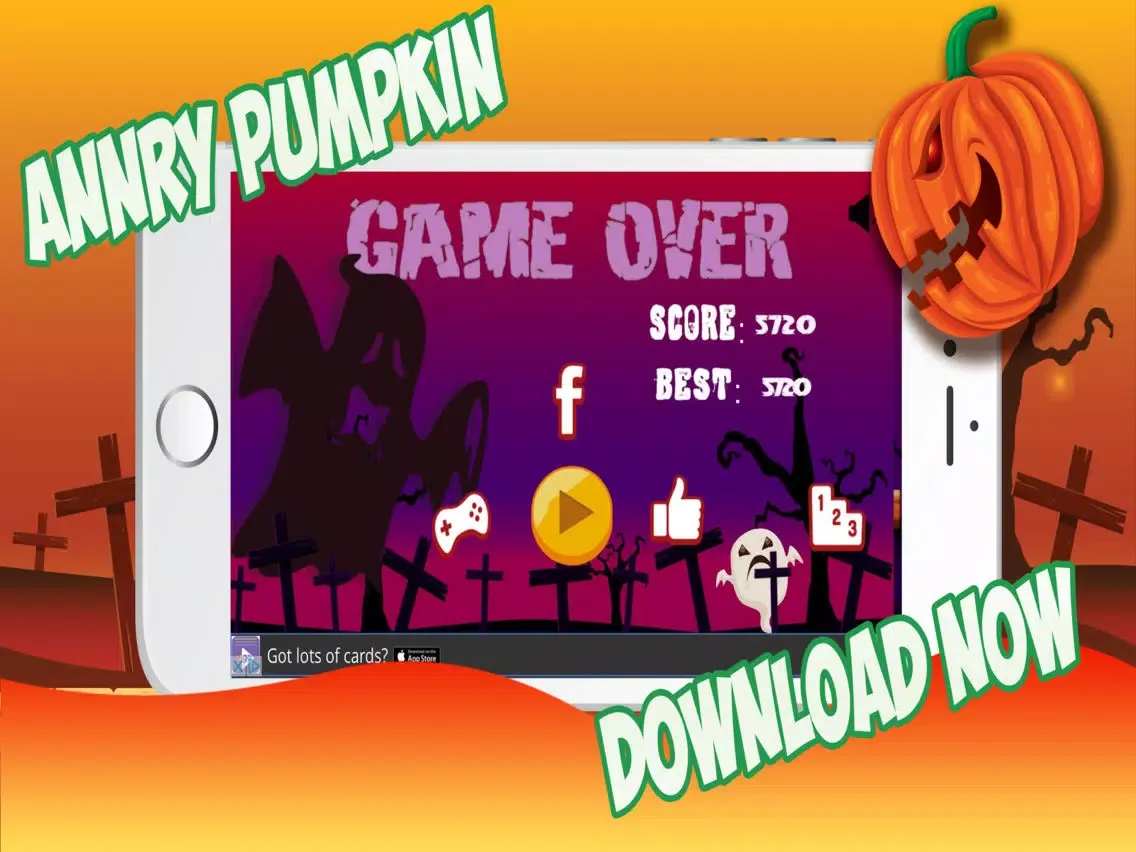 Zrzuty ekranu Halloween Tap the Angry Pumpkin iPad 