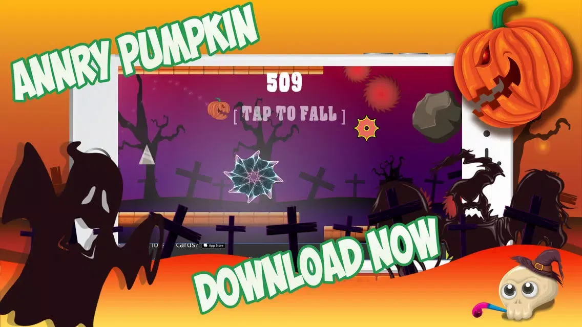 Zrzuty ekranu Halloween Tap the Angry Pumpkin
