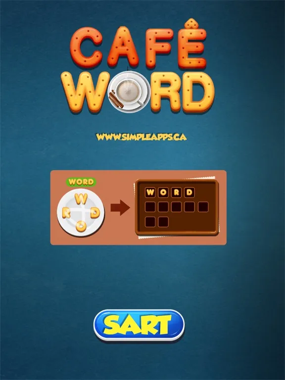 Cafe Word Cross iPad  स्क्रीनशॉट