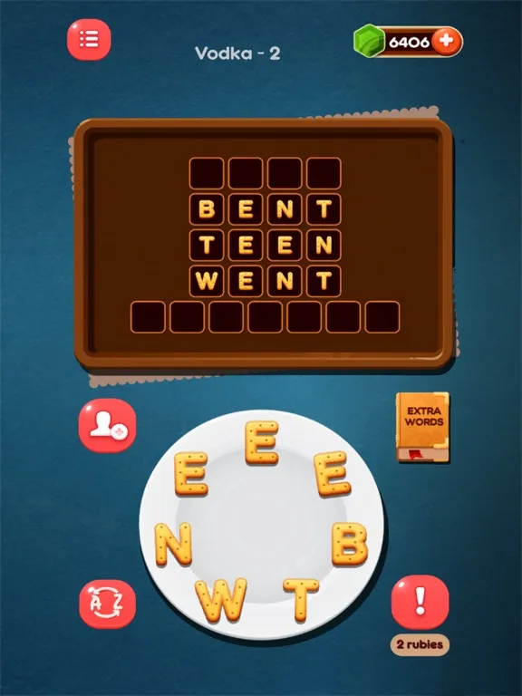 Cafe Word Cross iPad  स्क्रीनशॉट