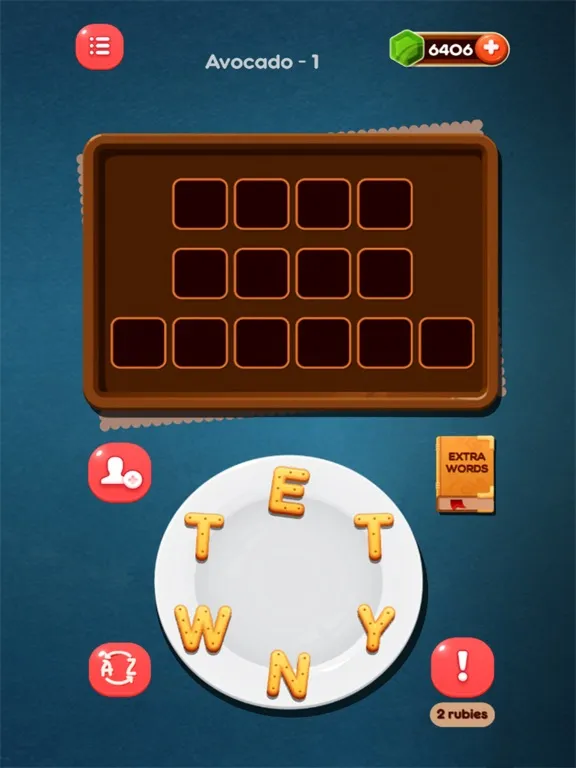 Cafe Word Cross iPad  स्क्रीनशॉट
