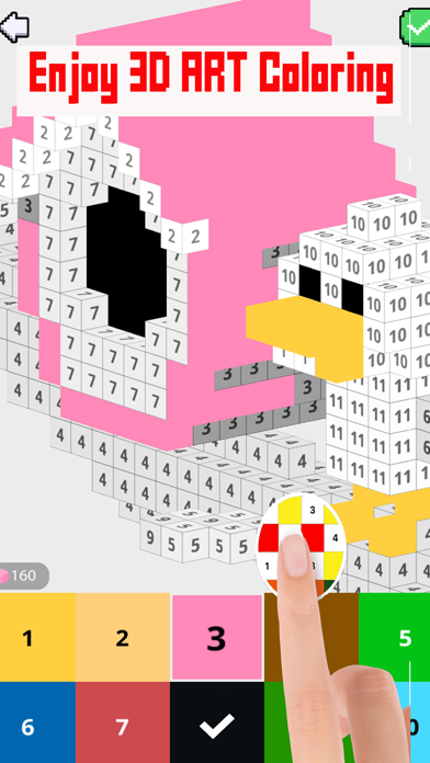 Pixie Art 2D 3D Coloring Screenshots