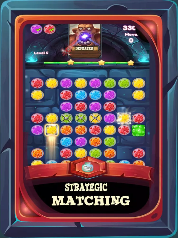 Tangkapan layar Monster Shadow Battle iPad 