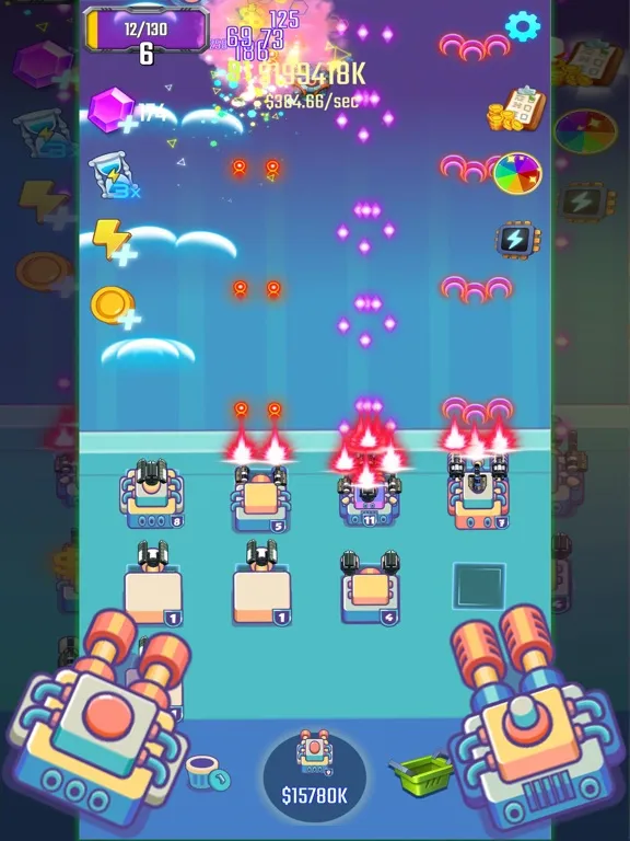 Tank Merge IO iPad  스크린샷