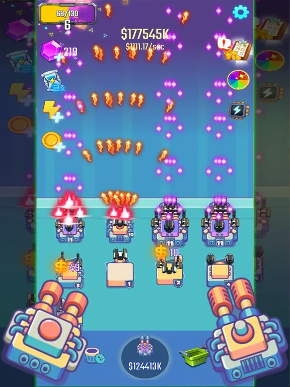 Tank Merge IO iPad  스크린샷