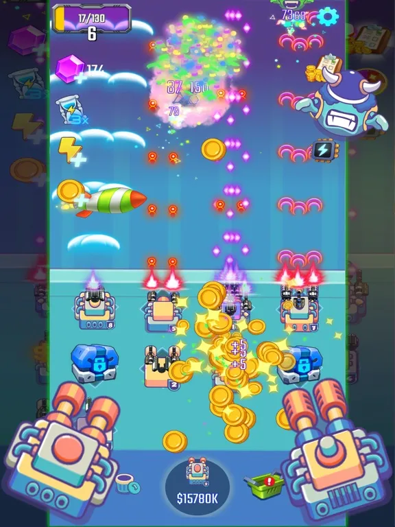 Tank Merge IO iPad  스크린샷
