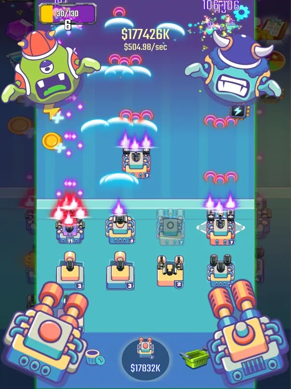 Tank Merge IO iPad  스크린샷