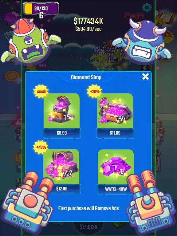 Tank Merge IO iPad  스크린샷