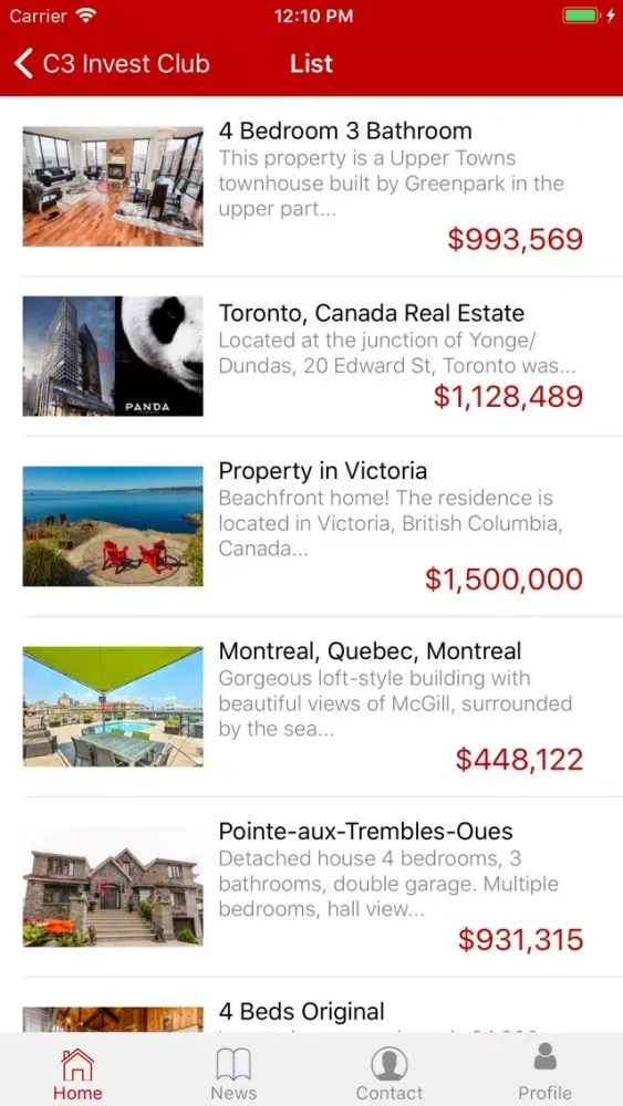 C3 Invest Screenshots
