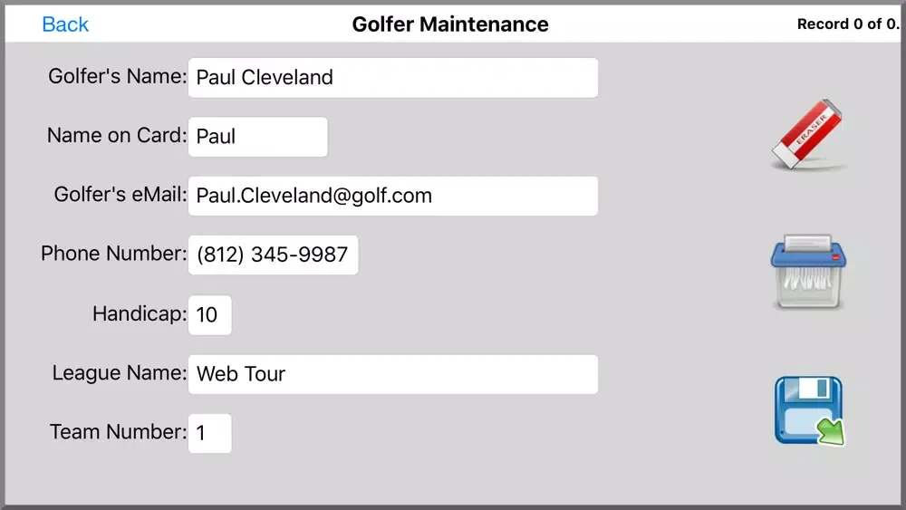 eCardGolf Screenshots