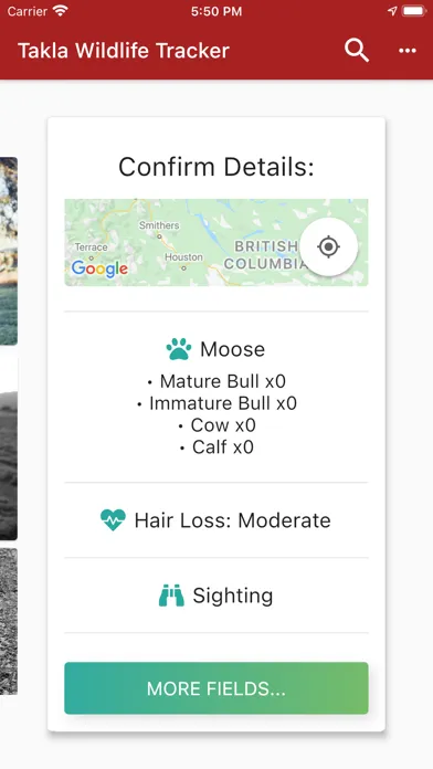 Takla Wildlife Tracker应用截图