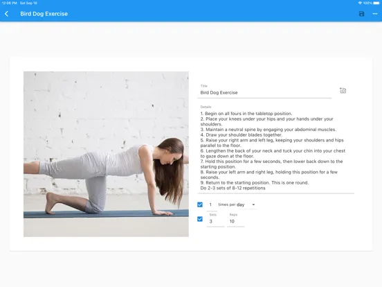 ภาพหน้าจอของ 1010 Physiotherapy iPad 