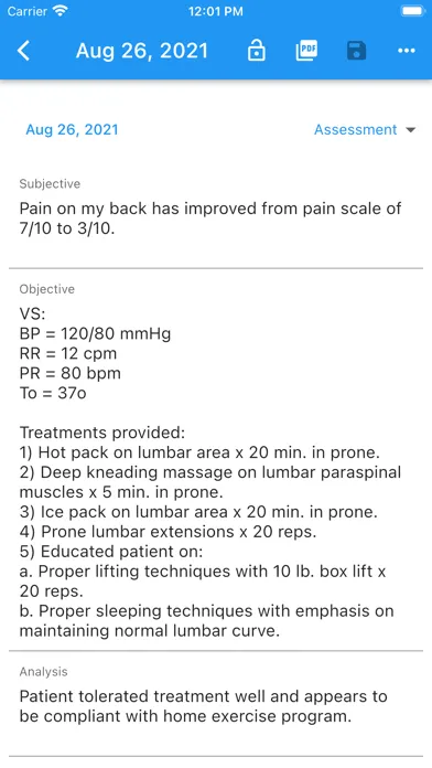 ภาพหน้าจอของ 1010 Physiotherapy