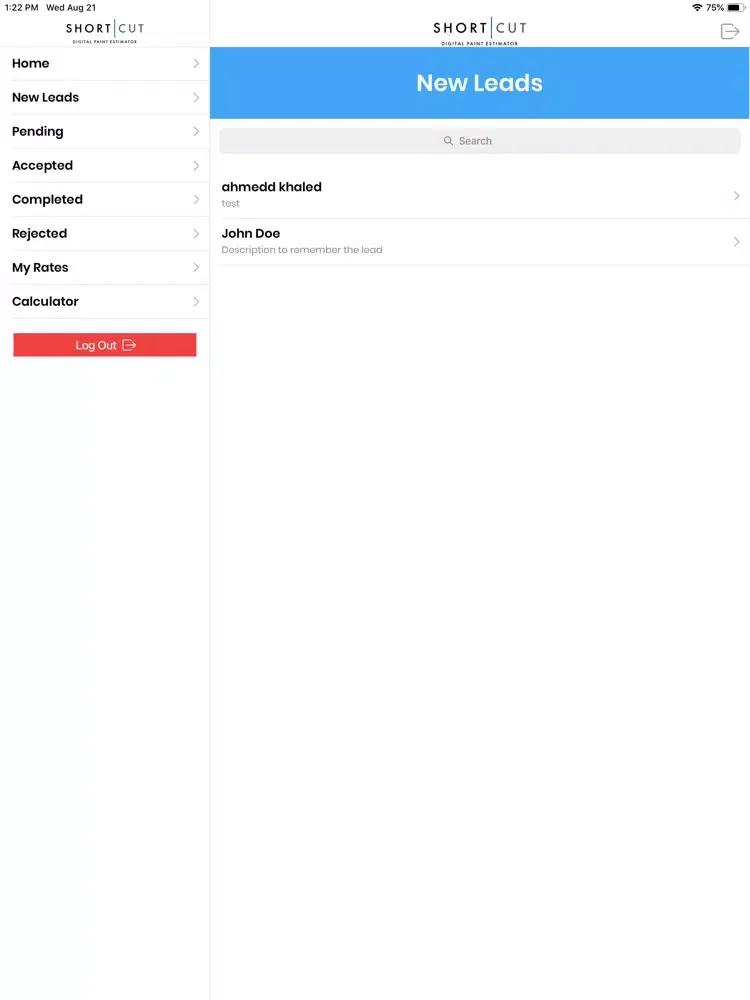 ShortCut Paint Estimator iPad 應用截圖