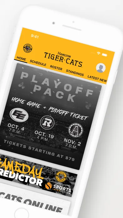 ภาพหน้าจอของ Hamilton Tiger-Cats All Access
