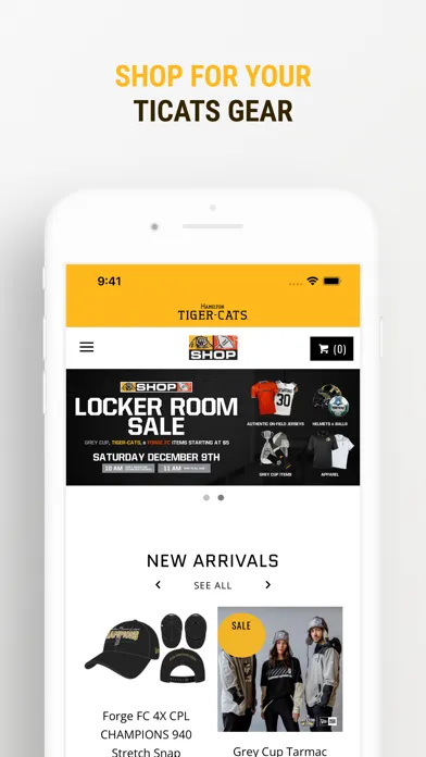 ภาพหน้าจอของ Hamilton Tiger-Cats All Access