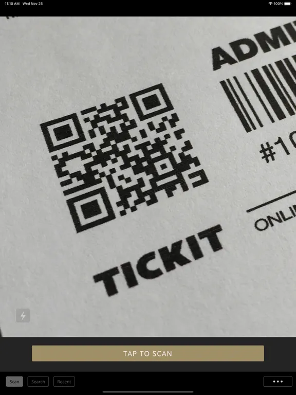 Tickit Check-in iPad  स्क्रीनशॉट
