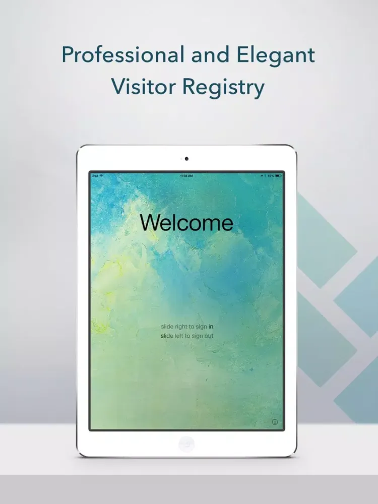 Capturas de pantalla de Sign In Visitor Registry iPad 