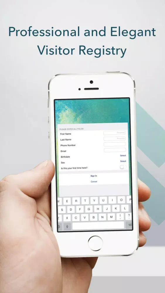 Capturas de pantalla de Sign In Visitor Registry