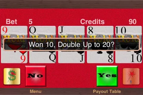 TouchPlay Deuces Wild Video Poker Lite Ekran Görüntüleri