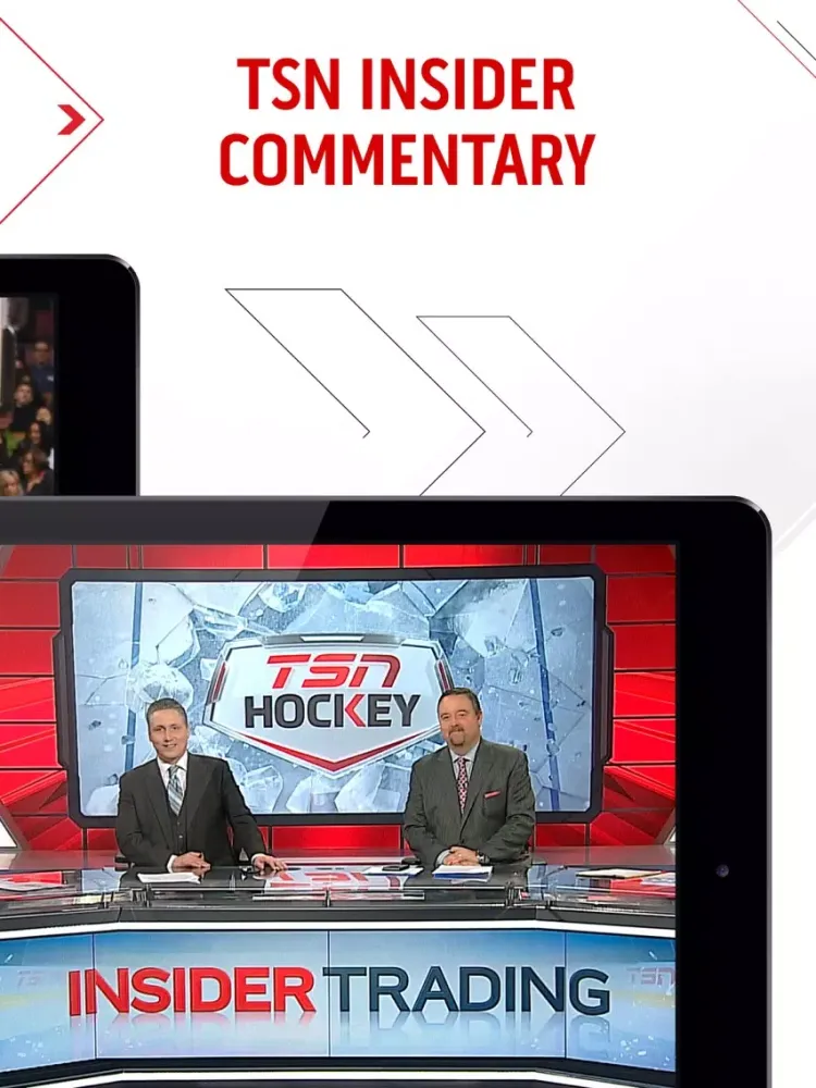 Captures d'écran de TSN GO iPad 