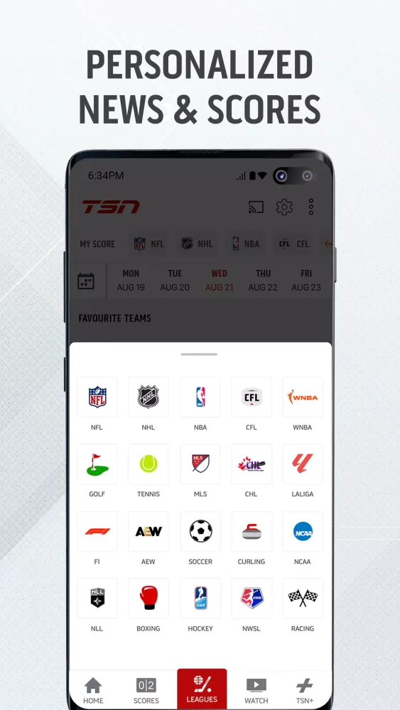 TSN Screenshots