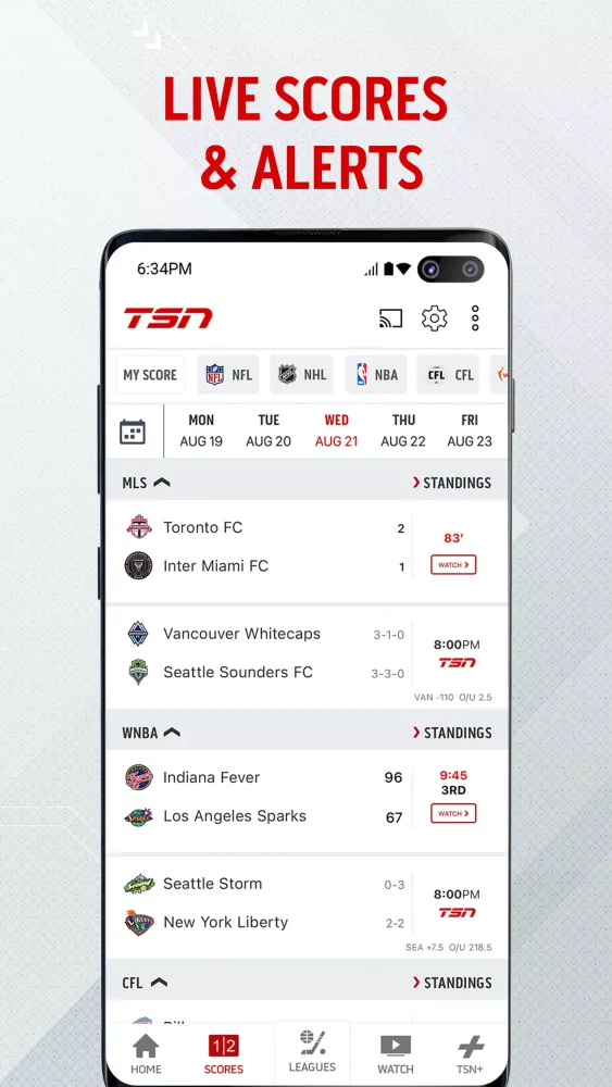 TSN Screenshots