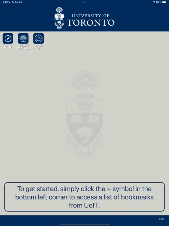 U of T Mobile iPad  Ekran Görüntüleri