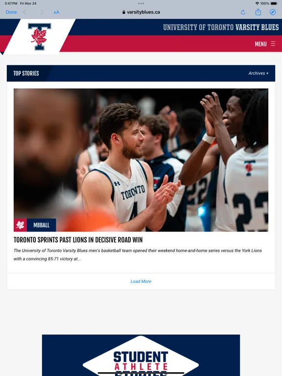 U of T Mobile iPad  Ekran Görüntüleri