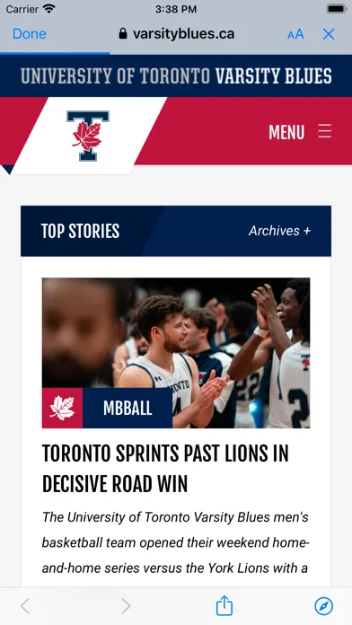 U of T Mobile Ekran Görüntüleri