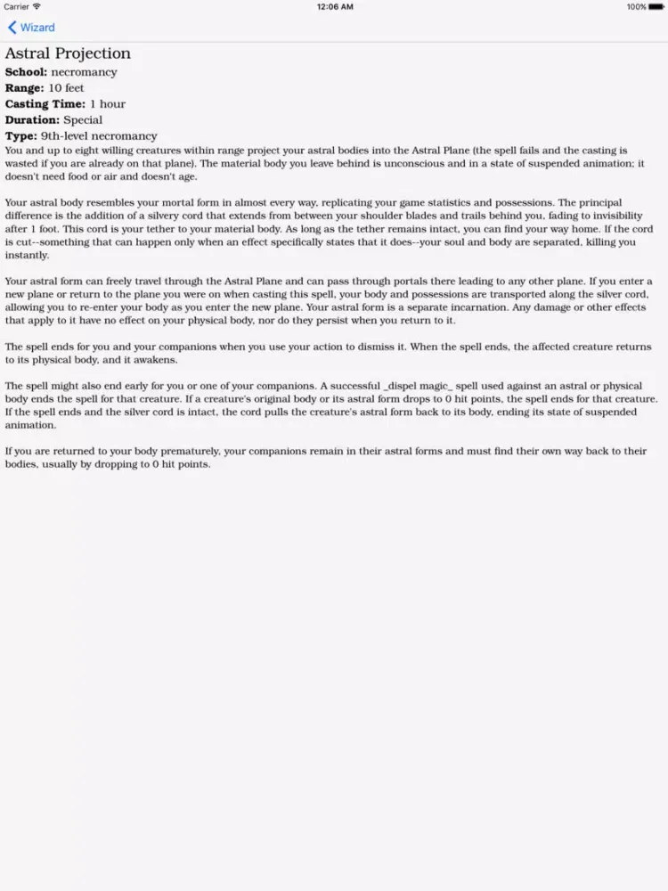 Book of Many Things iPad 应用截图