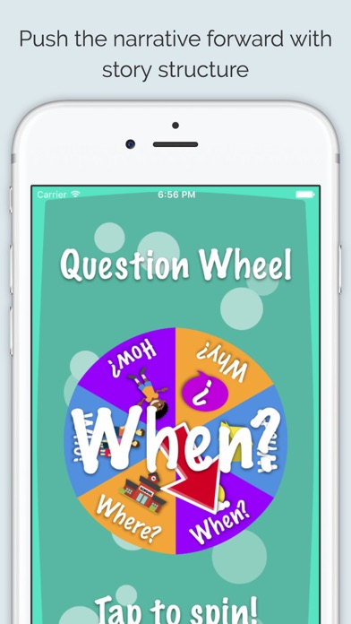 ภาพหน้าจอของ The Question Wheel
